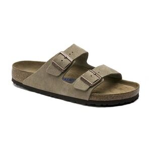 Birkenstock Women’s Arizona Soft Footbed Suede Leather Taupe Sz-9-9.5 US / 40 EU